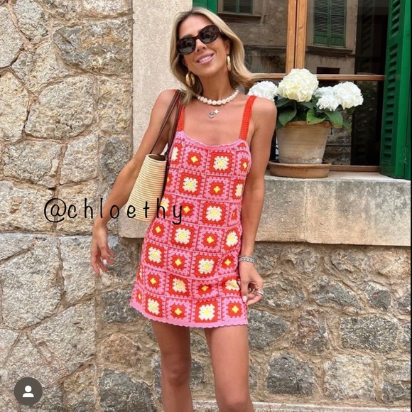 Zara CROCHET DRESS - Picture 3 of 16